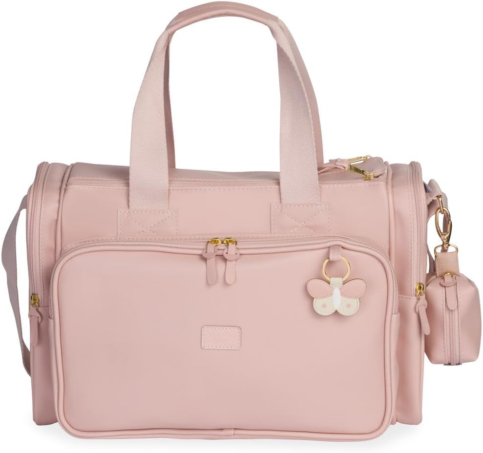 Bolsa maternidade térmica Anne borboleta rosa da Masterbag