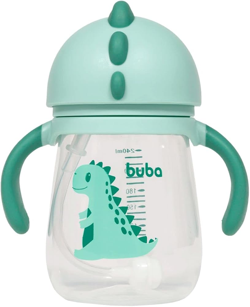 Copo Dino com alça Buba azul