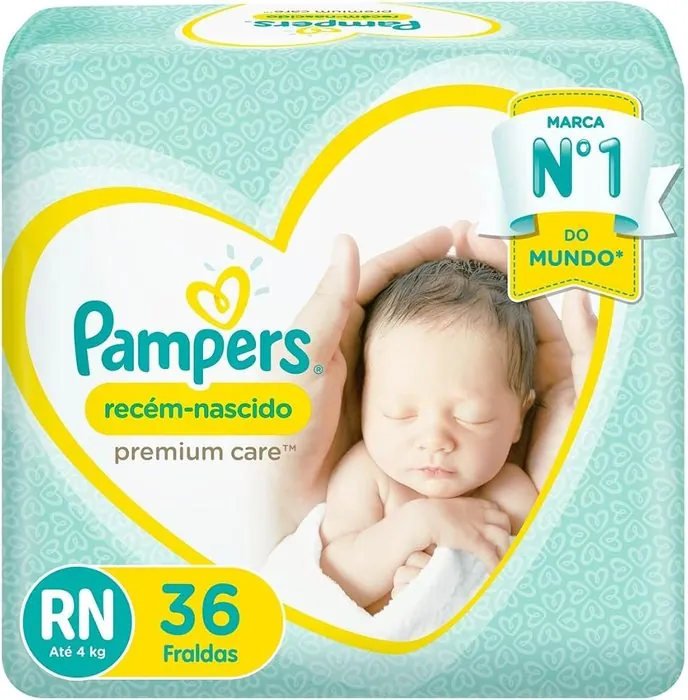 Fralda Pampers Primeiros Dias RN
