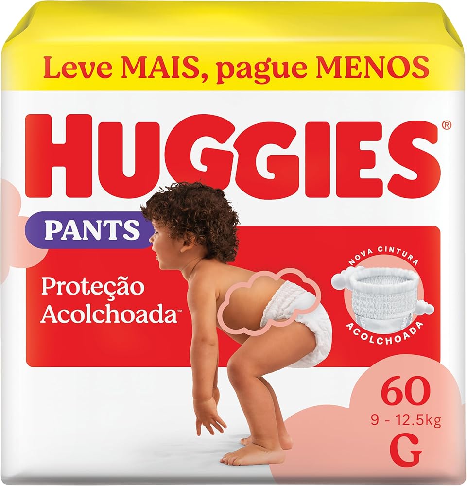 Fralda-calça Huggies Pants Supreme Care roupinha