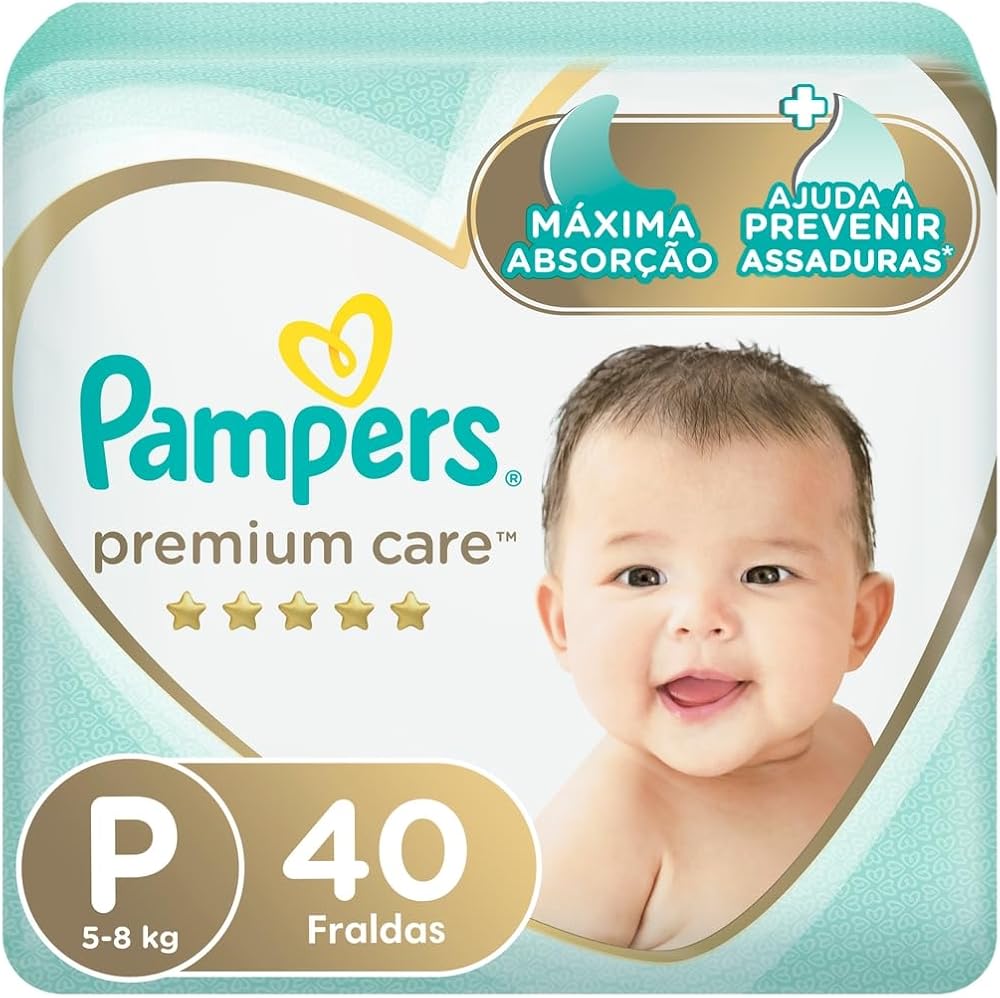 Fralda Pampers Premium Care