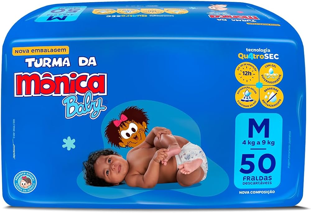 Fralda Turma da Mônica Baby
