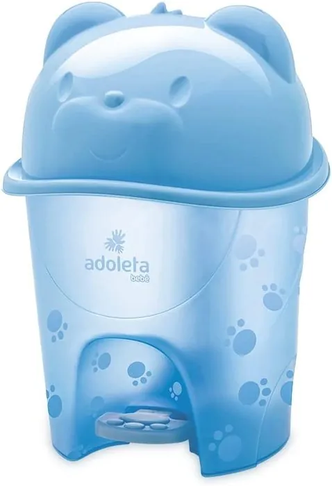 Lixeira com pedal Fofura Adoleta Bebê