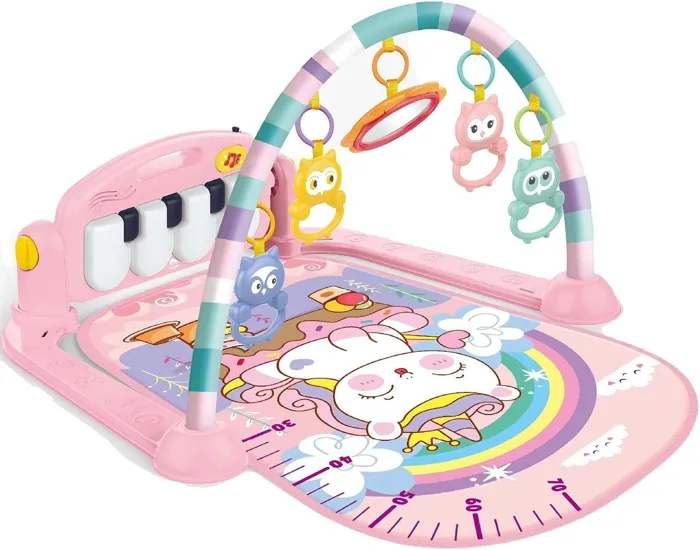 Tapete de atividade musical piano unicórnio Wakaii